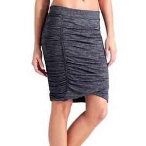 Athleta Black Space Dye Odyssey Skirt